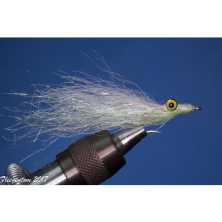 Synthetik Clouser Deep Minnow silver/ light green Saltwater #2