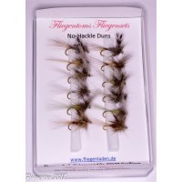 Assortment of 12 Dry Flies - No-Hackle Duns 12 with barb