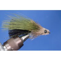 Range of 6 Deerhair Streamer (Marabou-Muddler) 8 barbless