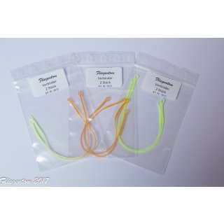 Verbinder / Braided Connectors Orange / gelb fluo