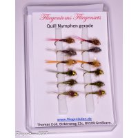 Assortment of 12 Quill Nymphs (straight hook)