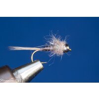 Fliegenset Quillnymphen gerade 8 ohne Widerhaken Messing