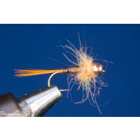 Fliegenset Quillnymphen gerade 8 ohne Widerhaken Messing