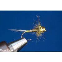 Fliegenset Quillnymphen gerade 8 ohne Widerhaken Messing