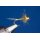 Fliegenset Quillnymphen gerade 8 ohne Widerhaken Messing