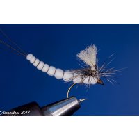 Range of 6 Extended Body Mayflies with Parachute Hackle 14 barbless
