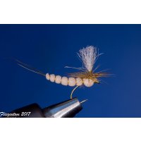 Range of 6 Extended Body Mayflies with Parachute Hackle 10 with Barb