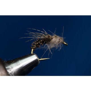 Peacock nymph 16 barbed