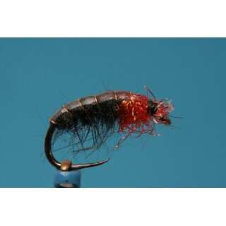 Black Spectra Red Nymph 12 barbless