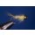 Light yellow Standard Nymph 10 barbless Tungsten Bead - black Nickel