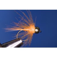 Short CDC-Nymph No. 27 14 barbed Tungsten Black Nickel
