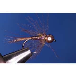 Short CDC-Nymph No. 28 12 barbed Tungsten gold