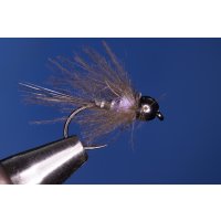 Short CDC-Nymph No. 35 16 barbless Tungsten bead silver