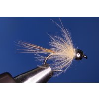 Kurze CDC-Nymphe Nr. 38 16 mit Widerhaken Tungsten Black...