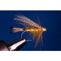 Mallard and Orange barbless 10