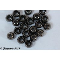 Brass Beads Black Nickel, 20 pieces 2,4mm