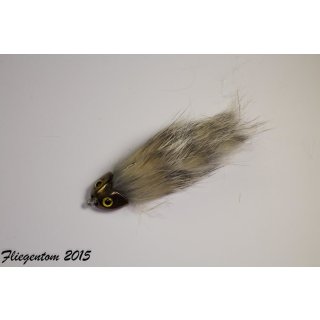 natural grizzly Sculpin/Bullhead Large (length: approx. 6cm, size of fishing hook: 4)