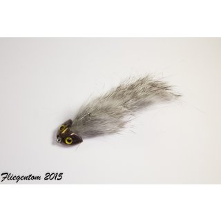 silver colored Sculpin/Bullhead Streamer Large (length: approx. 6cm, size of fishing hook: 4)