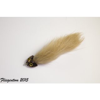 creamy Sculpin/Bullhead Streamer Small(length: approx. 4-5cm, size of the hook: 6)