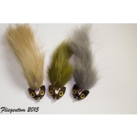 Assortment with 3 Sculpins, Bullheads in dyed colors...