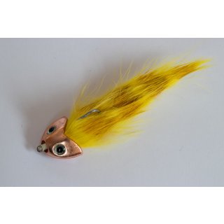 Yellow Grizzly Sculpin Large (length: approx. 6cm, size of fishing hook: 4)