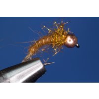 Universal nymph brown / SPECTRA Amber Colours 10 barbed...