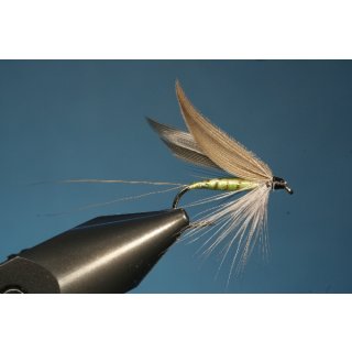 Golden Dun Midge - goldbraune Mücke mit Widerhaken 12