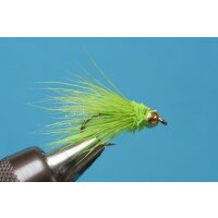 Fliegentom  Terminator / Mini Muddler charteuse 8 barbed...