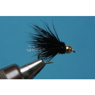 Terminator schwarz 12 mit Widerhaken Messing Black Nickel