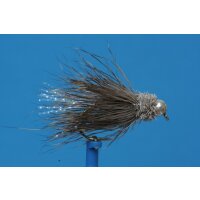 Mini Muddler 8 mit Widerhaken Messing Silber