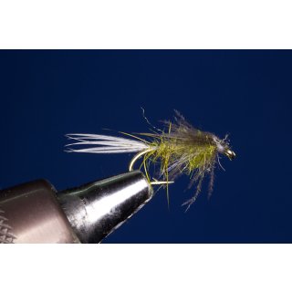 CDC Squirrel Nymphe oliv 16 ohne Widerhaken