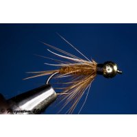 Brown Prince Nymph 14 Tungsten and Leadwire Barbed Hook