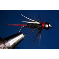 Black Prince Nymphe 10 Tungsten and Leadwire barbless