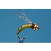 olive Palaretta Nymph 12 barbed