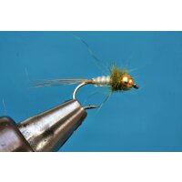Shorty Nr. 14 14 ohne Widerhaken Messing Goldfarben