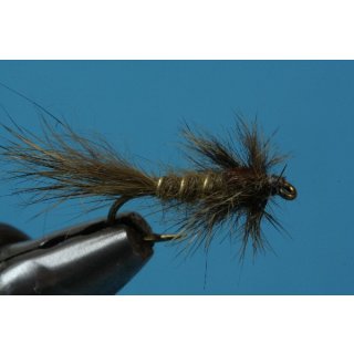 Hares ear green olive 14 barbless