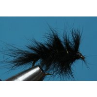 schwarze Hasenohrnymphe struppig 10 ohne Widerhaken