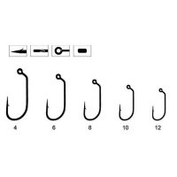 Fly hooks FT5218HQ Jighook - 25 Pieces 6