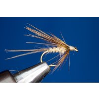 Material set March brown wet fly 14 barbless