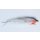 white, gray predatory fish streamer with two hooks