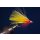 Maraboustreamer gelb-rot 10 mit Widerhaken