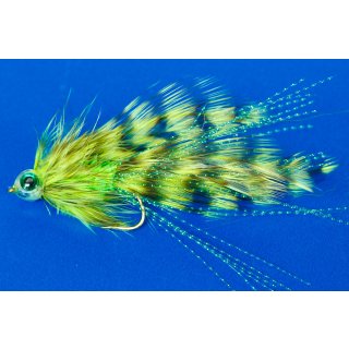 Chartreuse Bass Minnow Streamer 6 - ca. 50mm Fischmaske