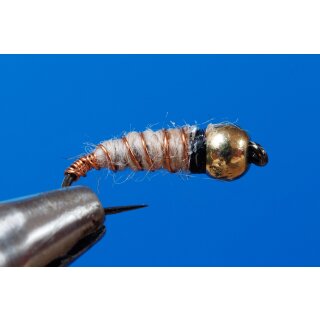 Sawyers Killerbug beige mit Perle 12 mit Widerhaken