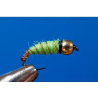 Sawyers Killerbug chartreuse with pearl 8 barbless