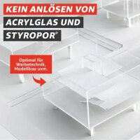 Everglue superglue For acrylic glass (Plexiglas), polystyrene