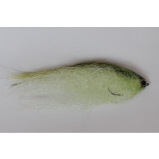 Fliegentom predatory fish streamer - Green cucumber