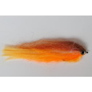 Fliegentom Raubfischstreamer -  Gelbe Rübe
