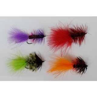 Fliegentom Hechtstreamer Woolleybugger für Raubfisch